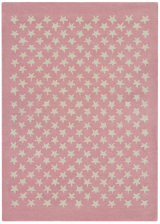 Lorena Canals Wollteppich Sterne rosa 140x200cm
