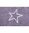 Lorena Canals Baumwollteppich Sterne weiß auf lila 120x160cm waschbar